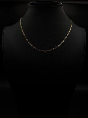 14K SOLID GOLD CURB CHAIN 16" 2.8MM 3.67G DAINTY REAL YELLOW GOLD